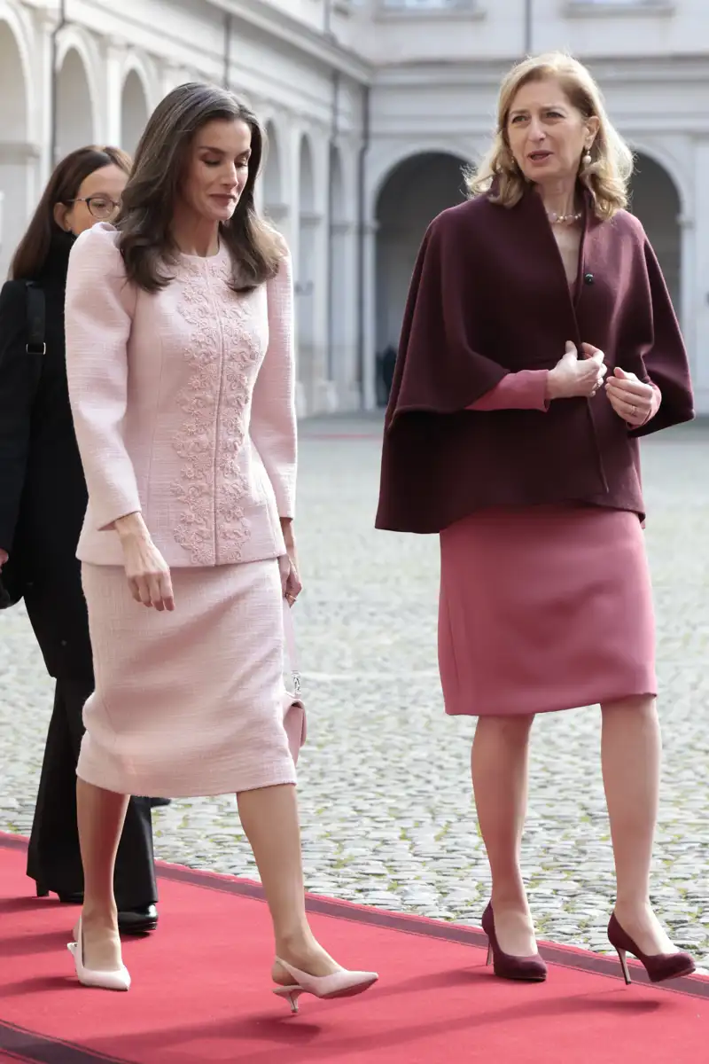 Los slingbacks de la Reina Letizia en su viaje oficial a Roma 