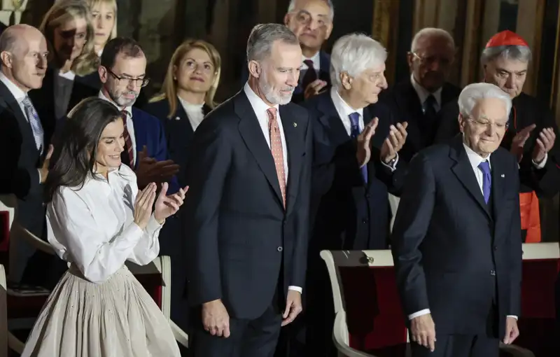 Felipe y Letizia, en Nápoles. 