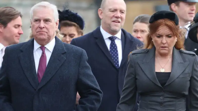 Sarah Ferguson y Andrés de Inglaterra. 