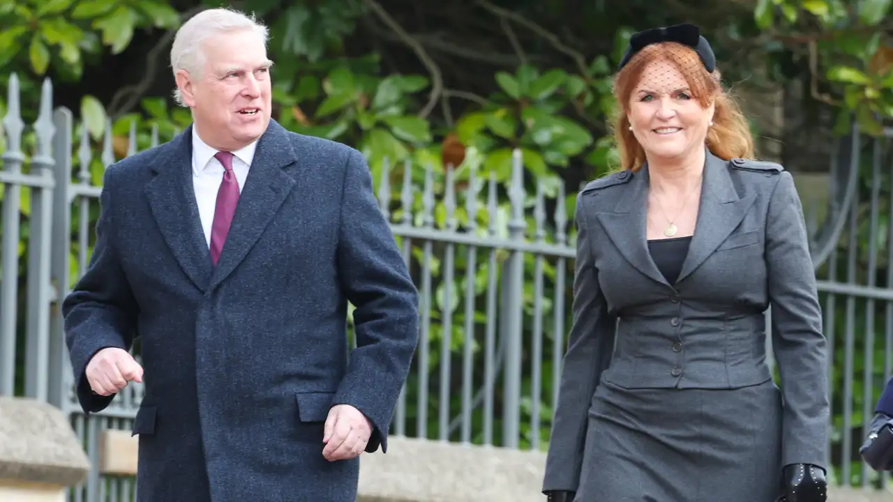 El príncipe Andrés y Sarah Ferguson