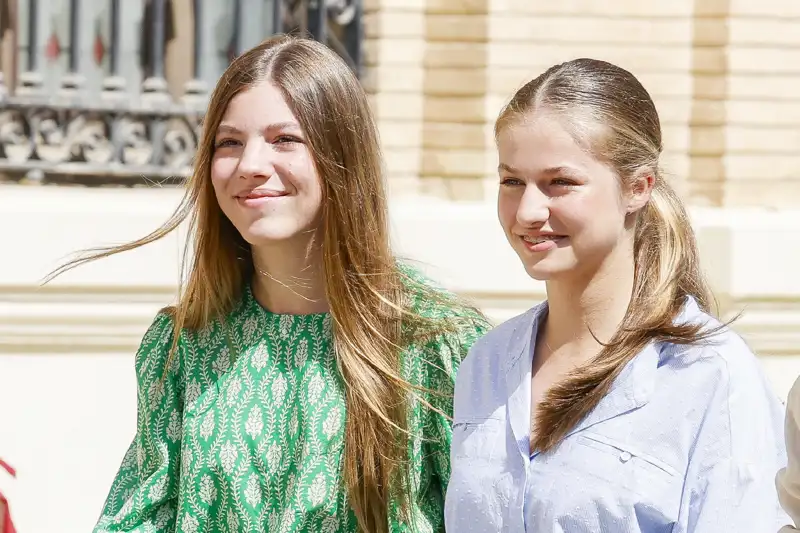 La Princesa Leonor y la Infanta Sofía, foto de archivo