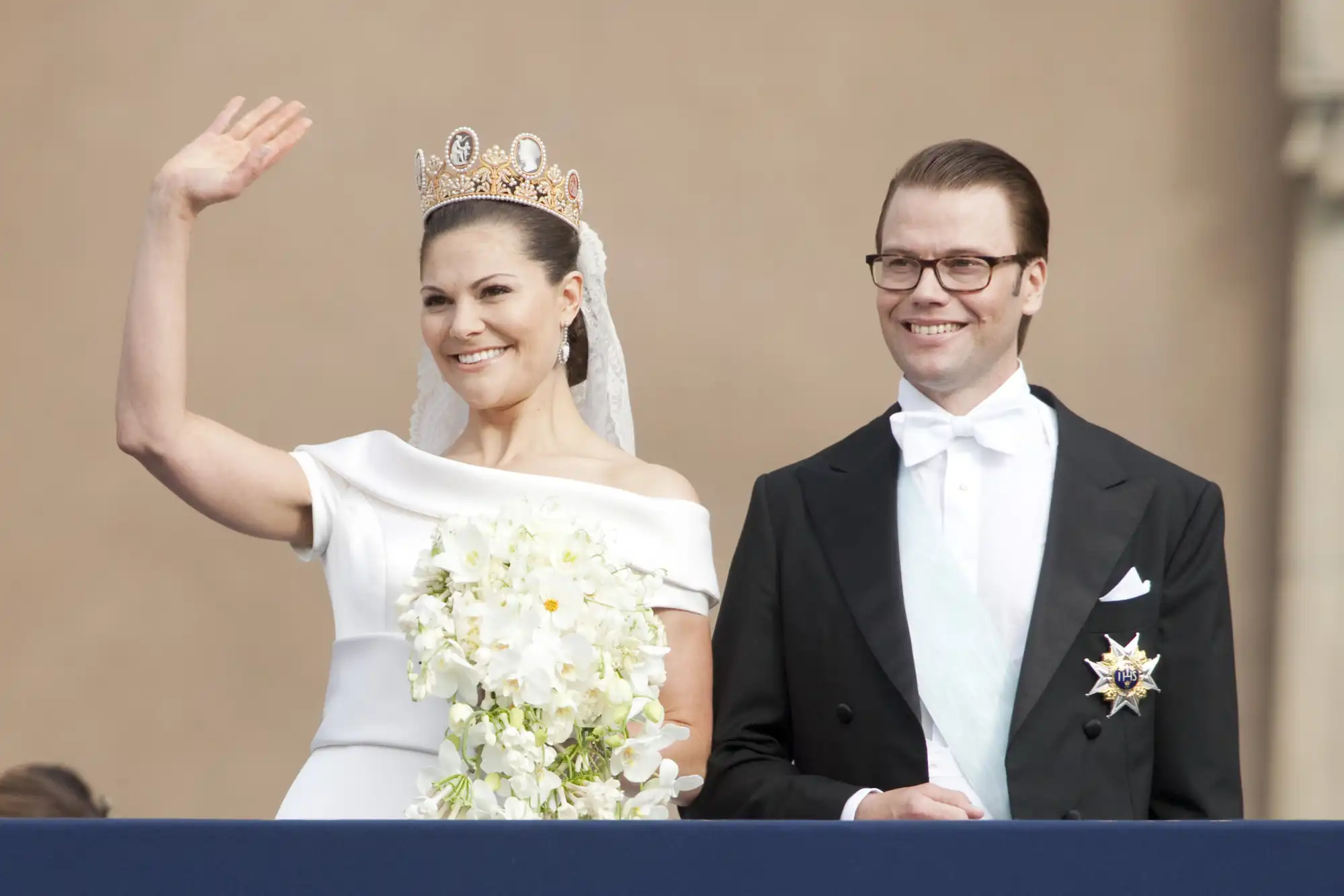 Victoria de Suecia y Daniel Westling