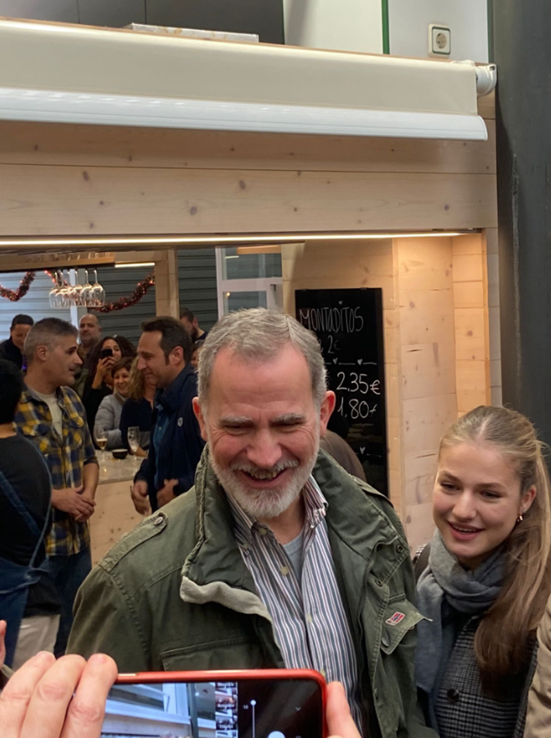 Felipe y Leonor, en Catarroja. 