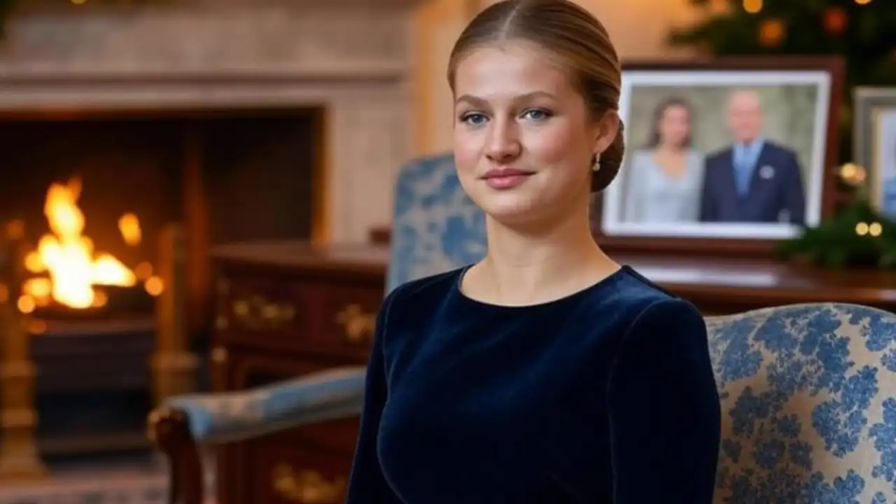 Así sería el primer discurso de Navidad en televisión de la Princesa Leonor como Reina, según la IA