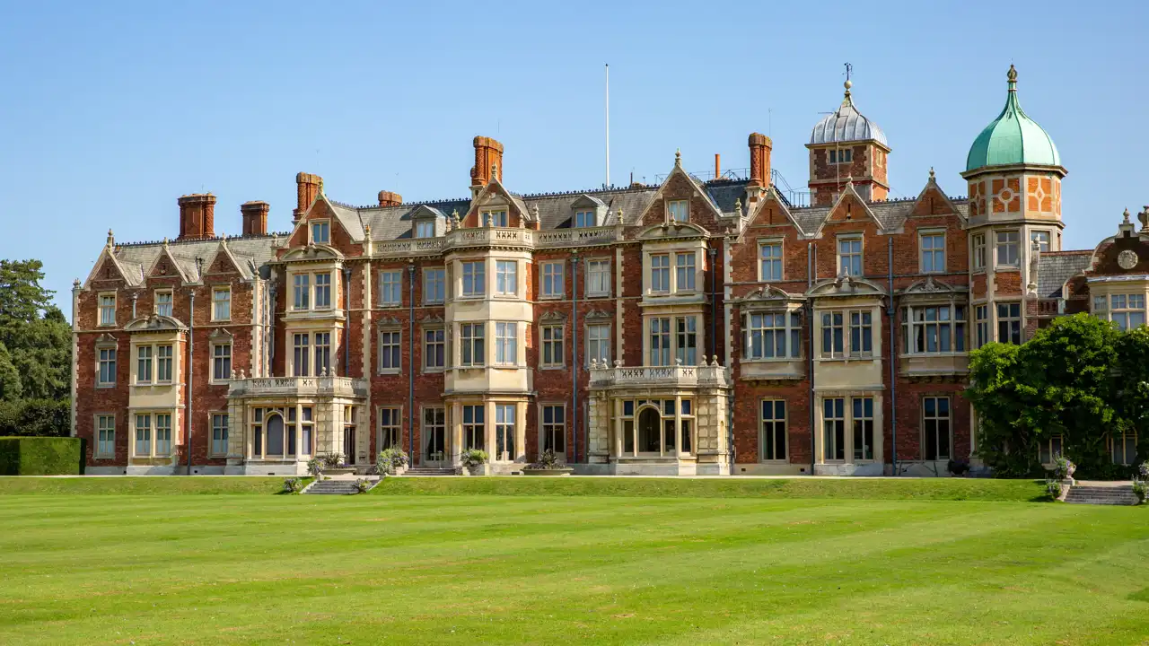 Sandringham House, el principal edificio de la finca de Sandringham.