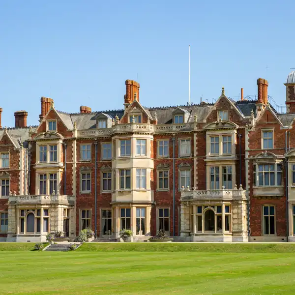 Sandringham House, el principal edificio de la finca de Sandringham.