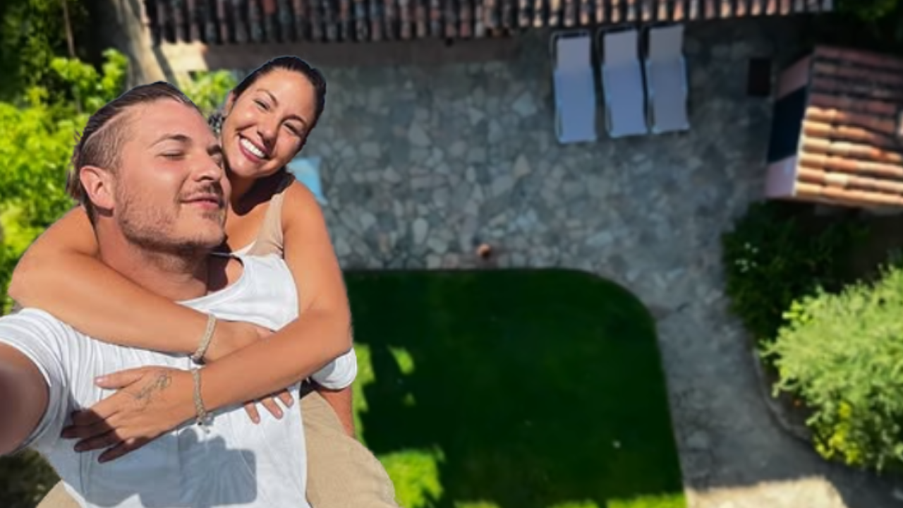 Descubrimos la casa de Pablo Pisa y Steisy: jardín cargado de simbolismo y piscina de última generación 