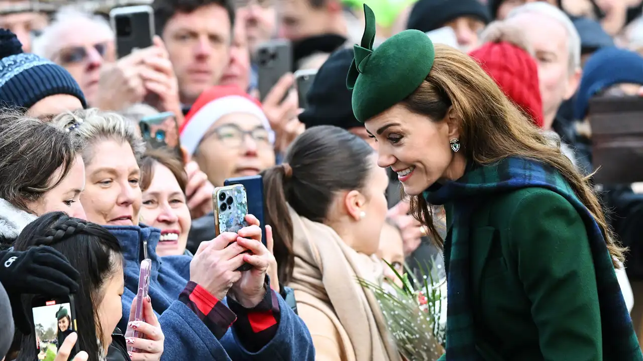 Kate Middleton en los alrededores de Sandringham