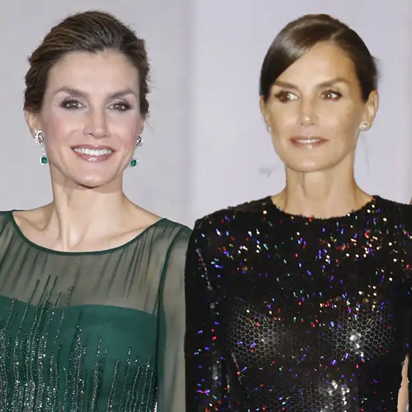 Las 3 veces en las que la Reina Letizia se vistió de 'Nochevieja' y arrasó con sus looks de 'brilli-brilli' 