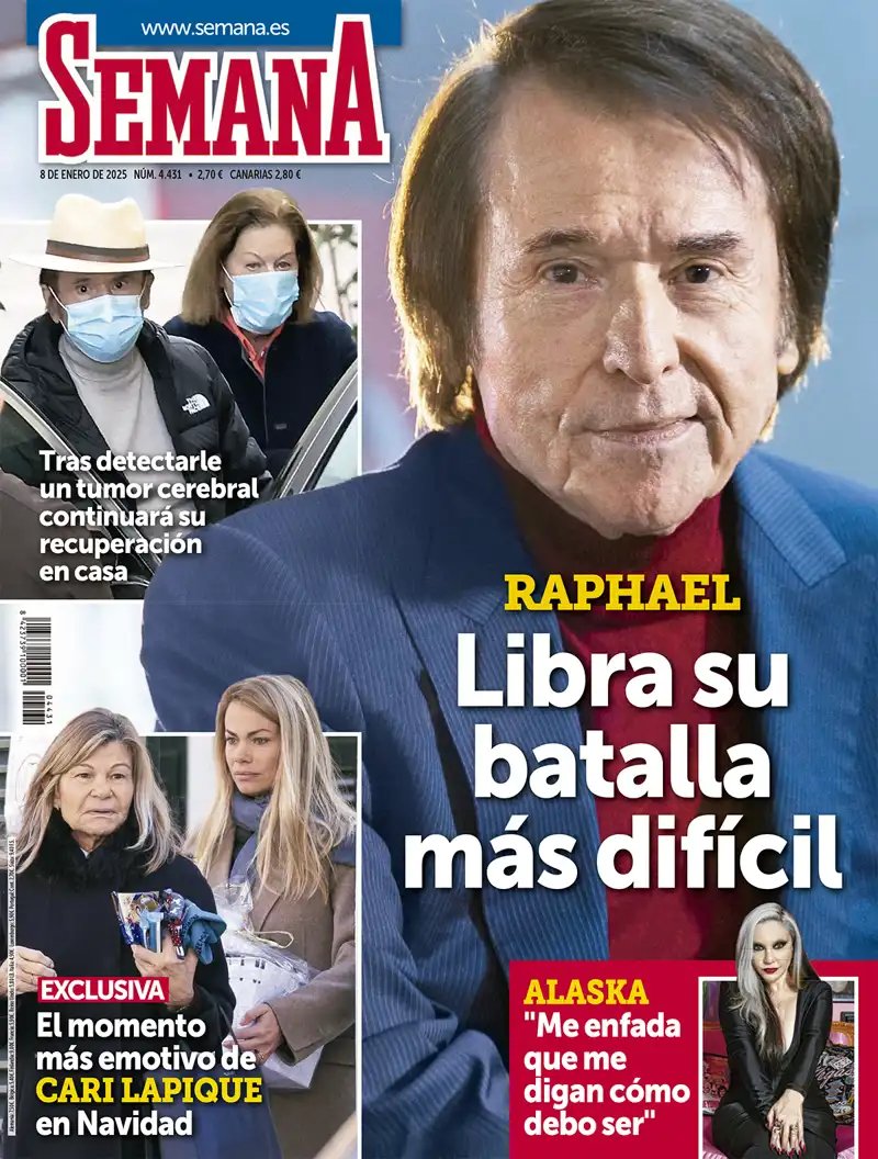 Portada de la revista SEMANA con Raphael