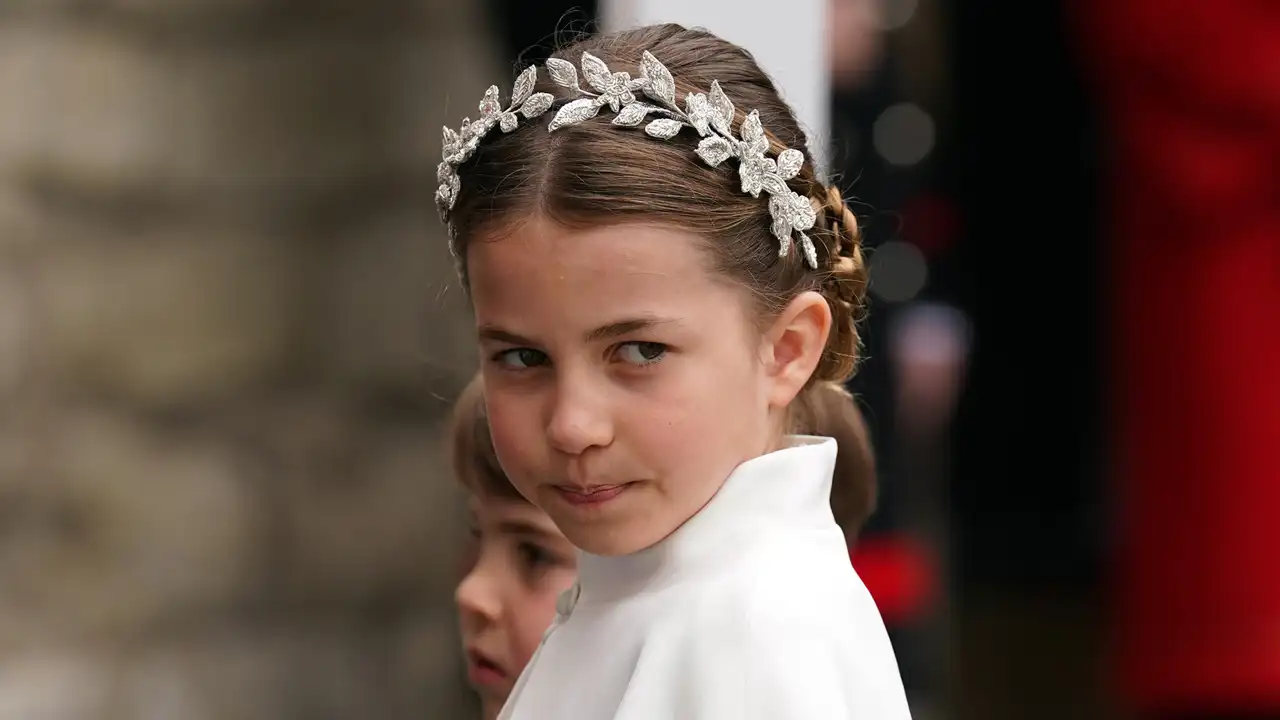 La Princesa Charlotte en un acto oficial