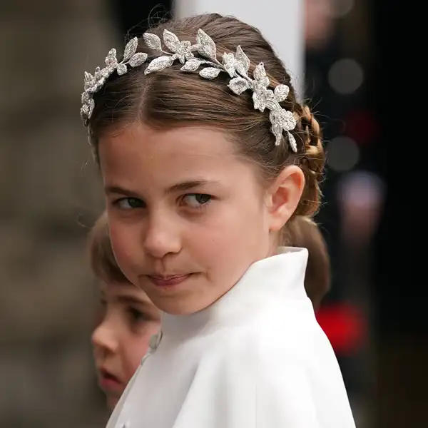 La Princesa Charlotte en un acto oficial