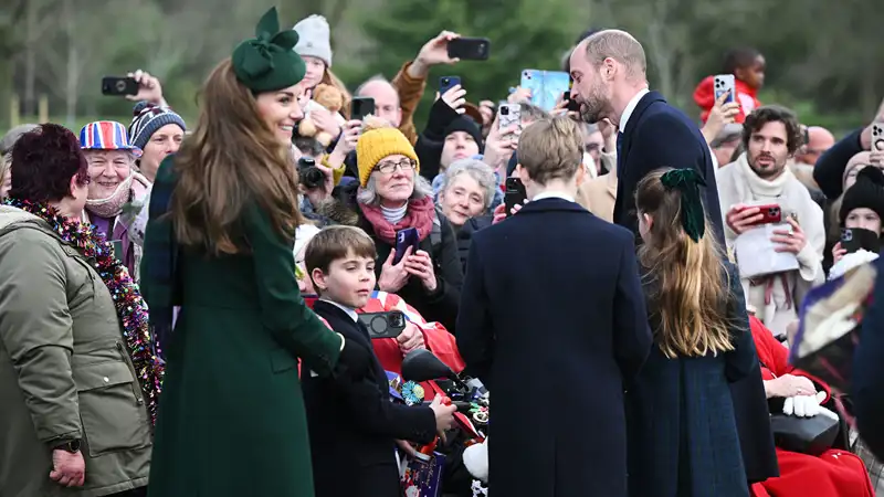 La princesa Charlotte junto a su familia