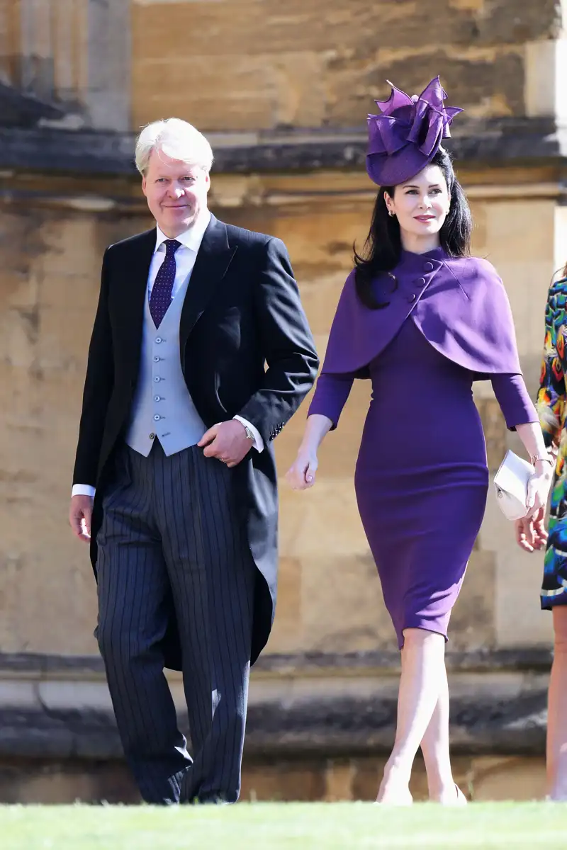 Charles Spencer y su mujer Karen en la boda del Príncipe Harry y Meghan Markle