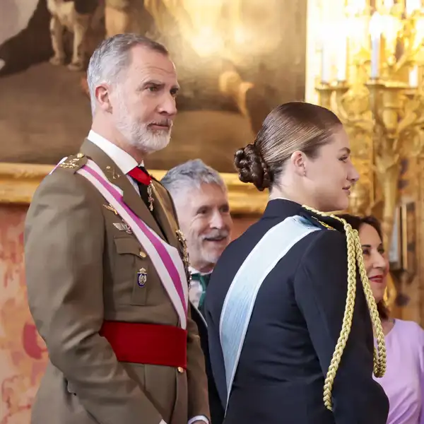 El Rey Felipe y la Princesa Leonor en la Pascua Militar 2025