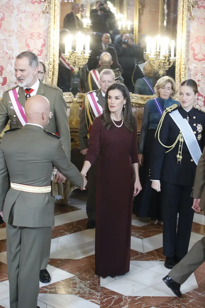 Los Reyes Felipe y Letizia y la Princesa Leonor en la Pascua Militar 2025