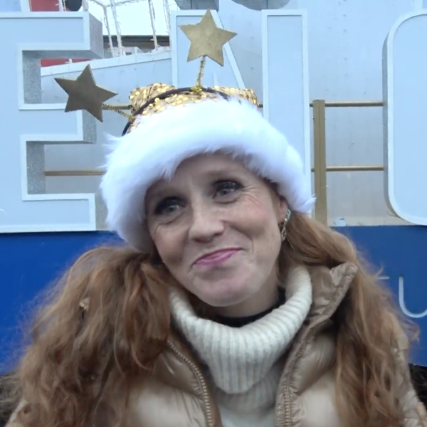 María Castro en la cabalgata de Reyes Magos de Madrid