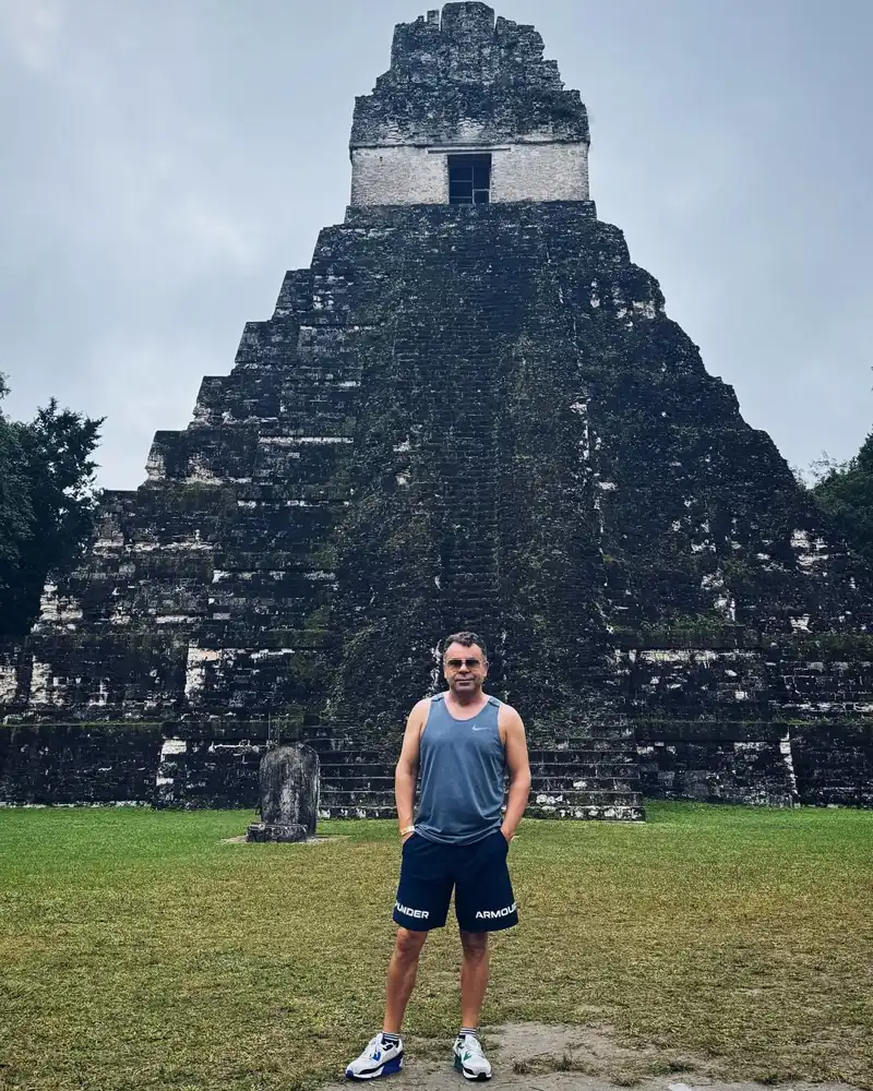 Jorge Javier Vázquez, durante sus vacaciones de Navidad.