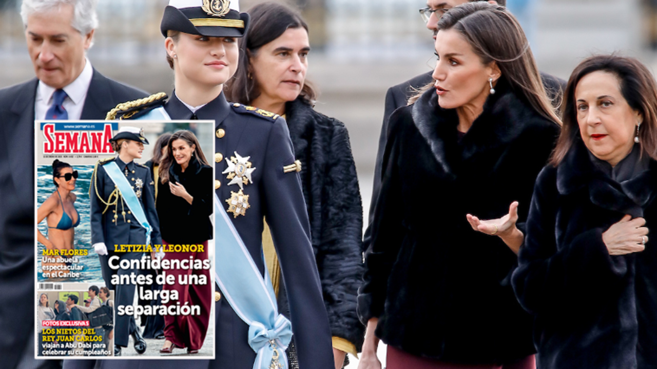 La Princesa Leonor y la Reina Letizia en la Pascua Militar