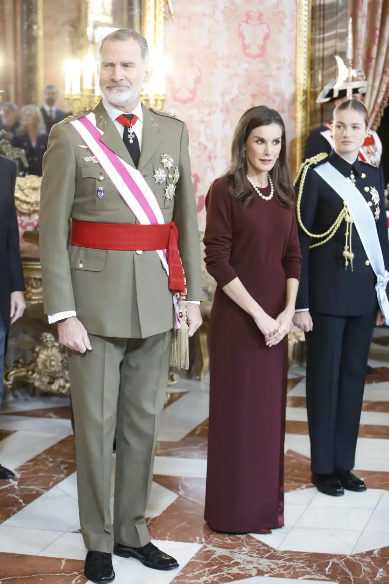 Los Reyes Felipe y Letizia y la Princesa Leonor en la Pascua Militar 2025