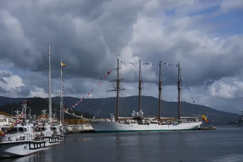 El buque escuela Juan Sebastián Elcano