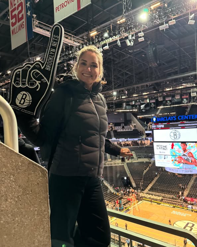 Alba Carrillo, durante sus vacaciones de Navidad en Nueva York.