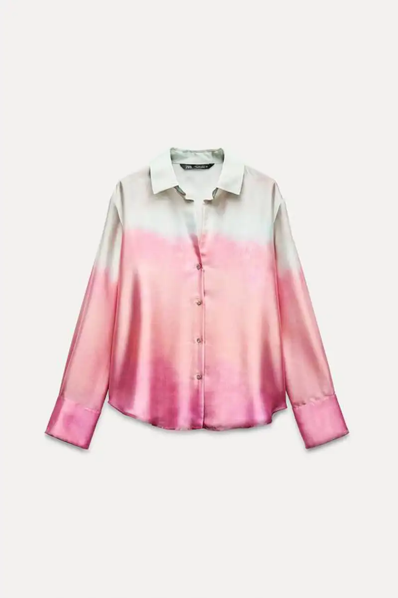 Camisa estampado Tie Dye de Zara 19,99 euros