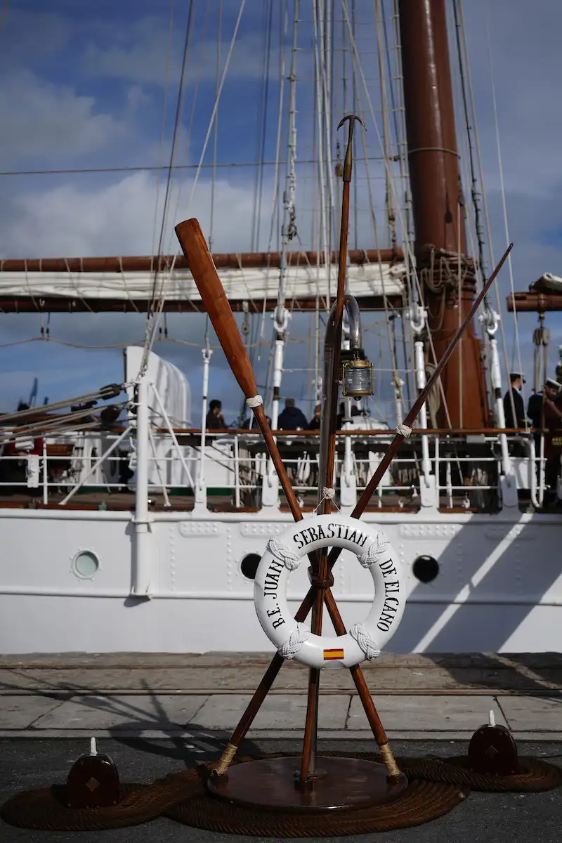 El buque escuela Juan Sebastián Elcano