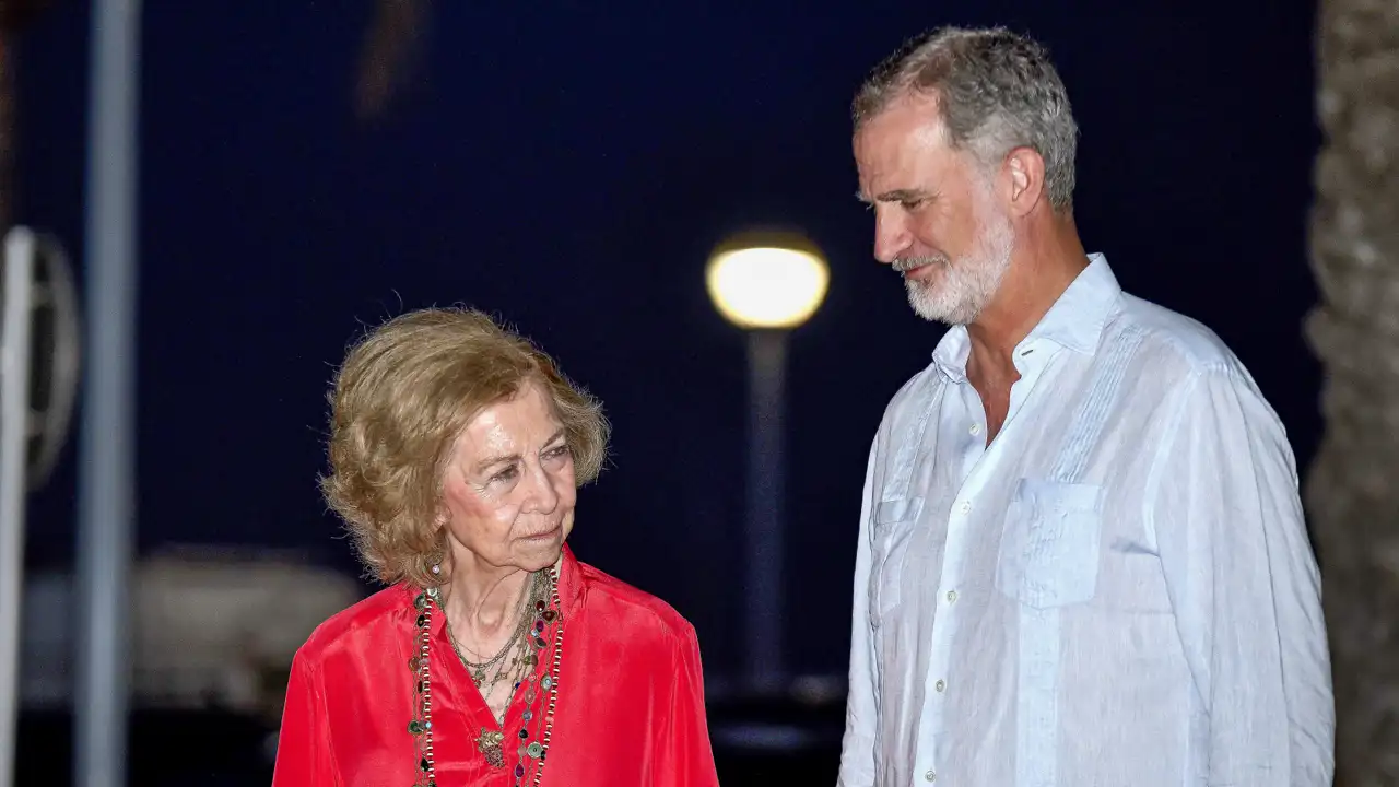 Felipe VI y la Reina Sofía