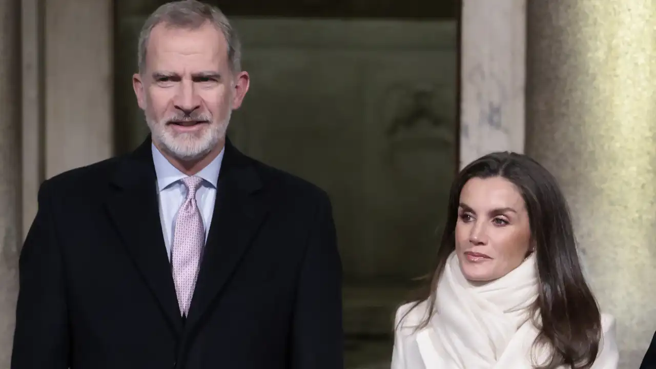 Los Reyes Felipe y Letizia durante su viaje de Estado a Italia