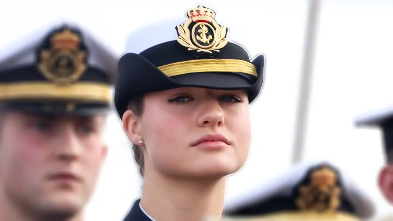 La Princesa Leonor en el Juan Sebastián Elcano