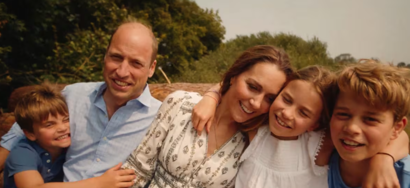 Kate Middleton junto a su familia 