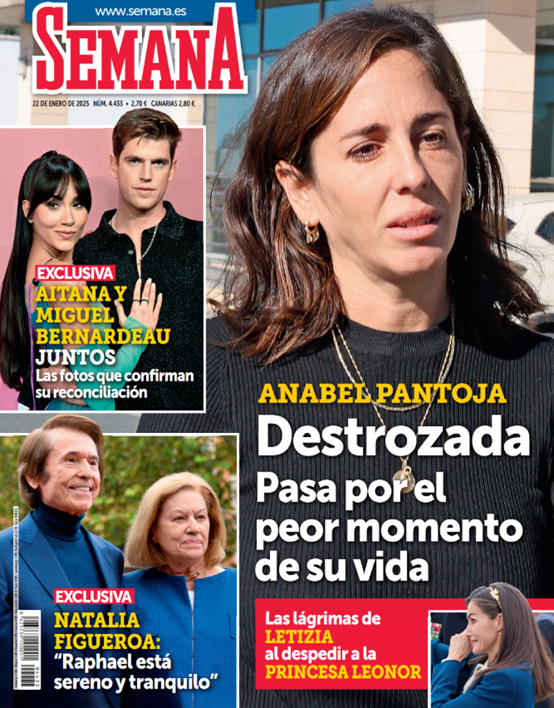 Portada de la revista SEMANA, protagonizada por Anabel Pantoja