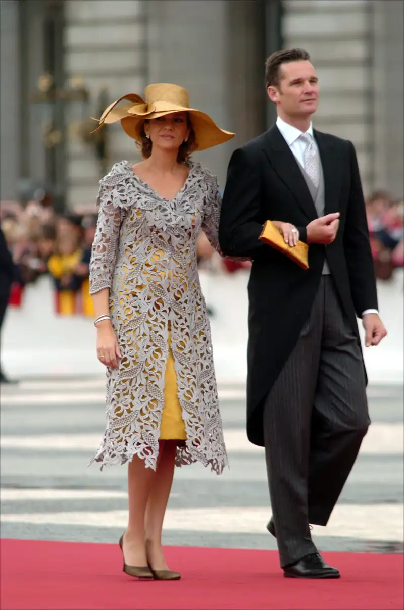 La infanta Cristina e Iñaki Urdangarin, en la boda de Felipe y Letizia. 