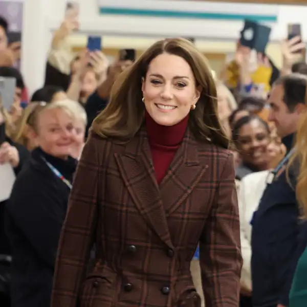 La Princesa de Gales en su último acto público visitando un hospital de Londres