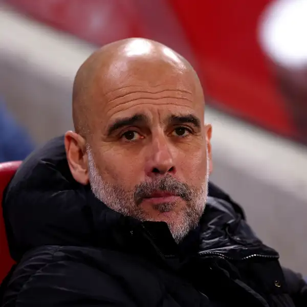 Pep Guardiola, durante un partido.