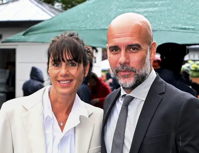 Pep Guardiola y Cristina Serra, en una foto de archivo.