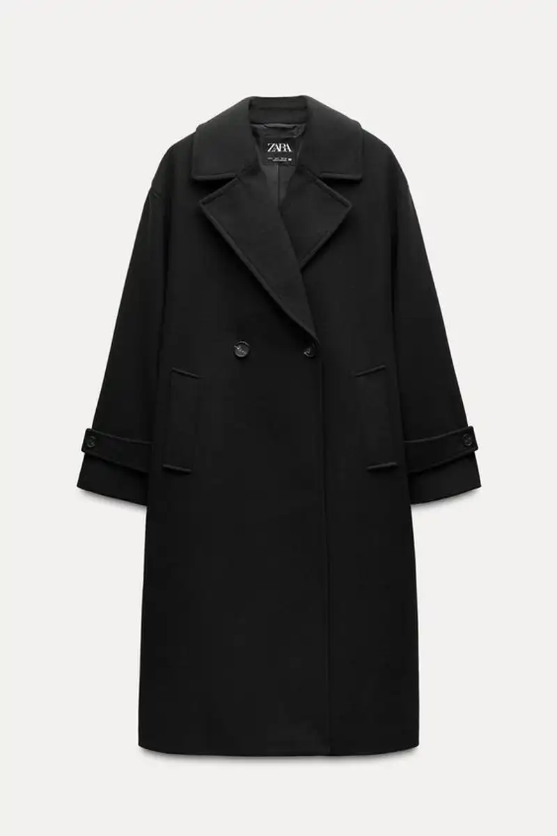 Abrigo oversize soft de Zara 59,95 euros