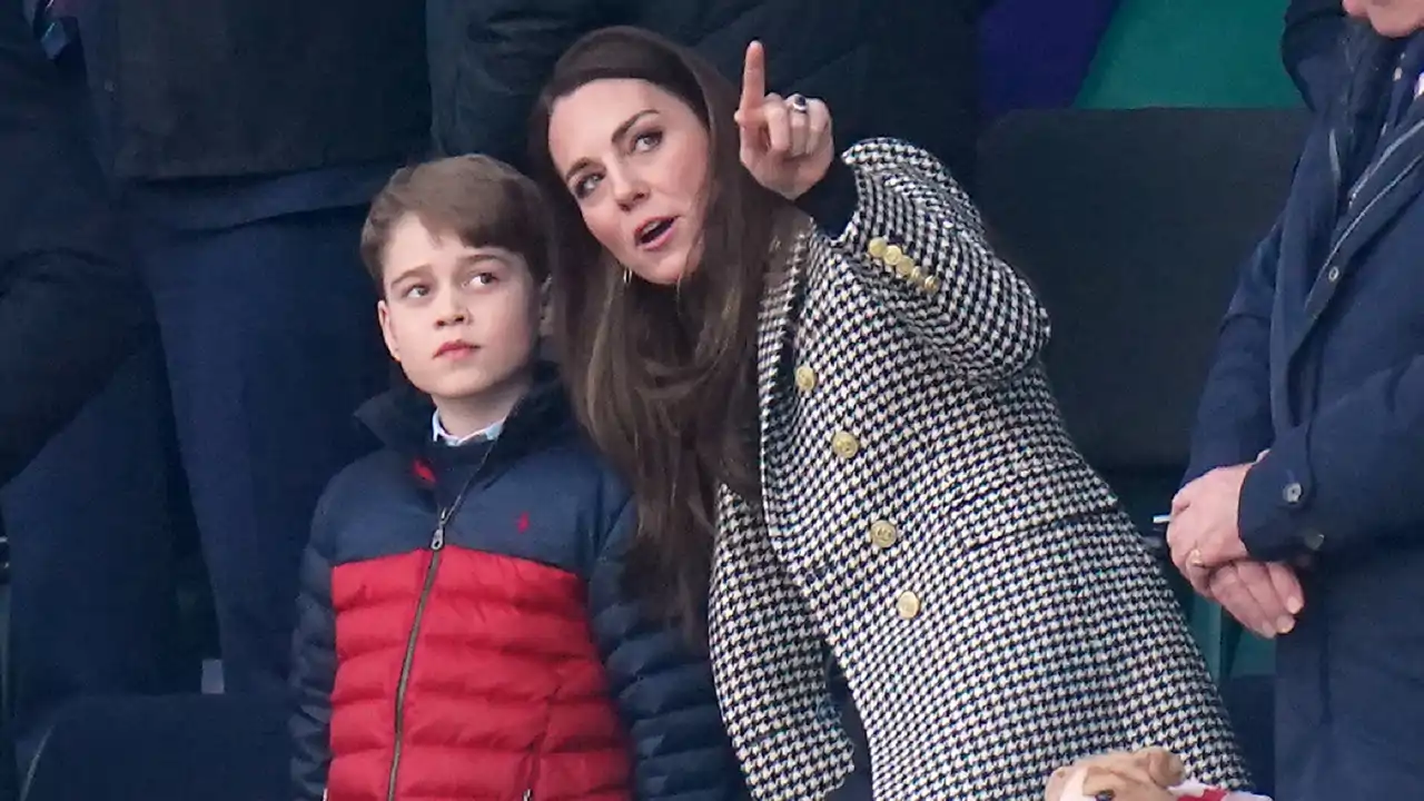 Kate Middleton y el príncipe George, en una foto de archivo. 