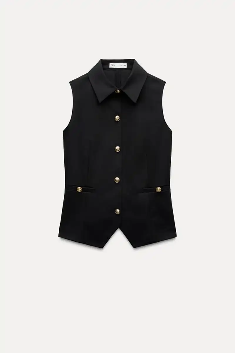 Chaleco botones ZW Collection de Zara 15,99 euros