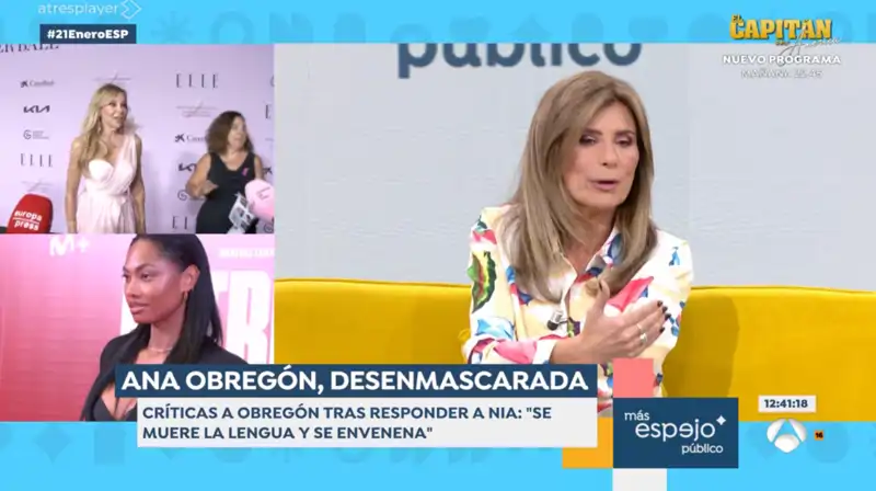 Gema López asegura que Ana Obregón iba a entrar en directo en el programa de 'Espejo Público'.