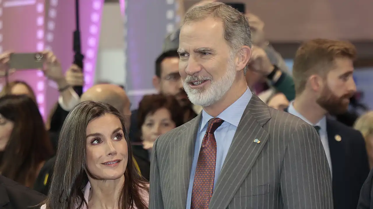 Los Reyes Felipe y Letizia en Fitur