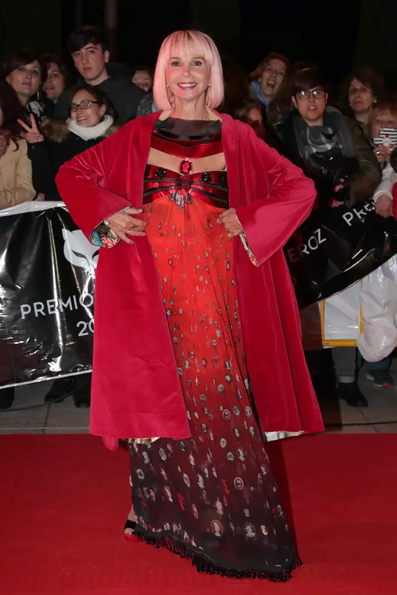 El histriónico look de Victoria Abril en los Premios Feroz 2020 