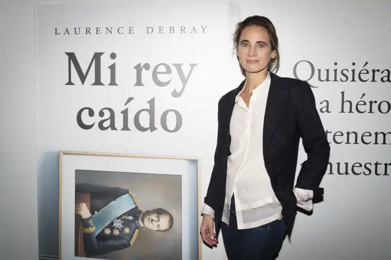 Laurence Debray durante la presentación del libro 'Mi rey caído'