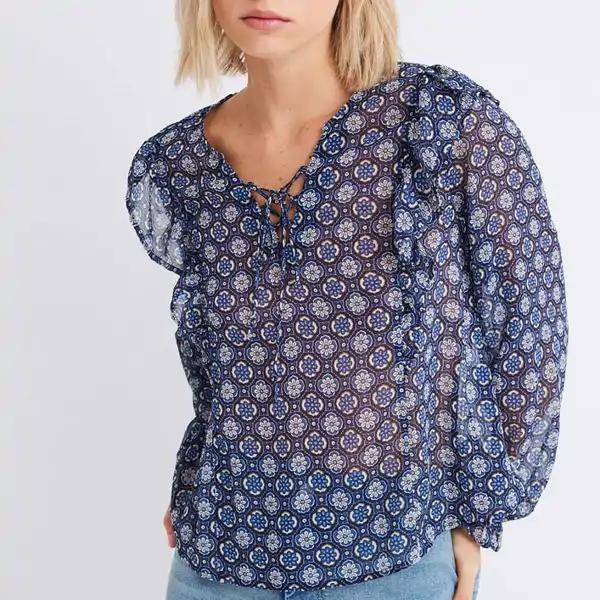 Blusa de gasa