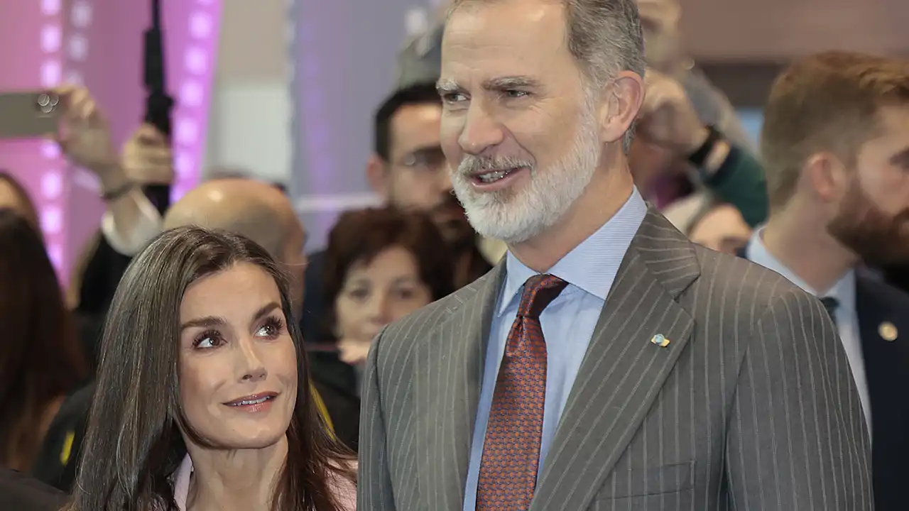 Los Reyes Felipe y Letizia en Fitur