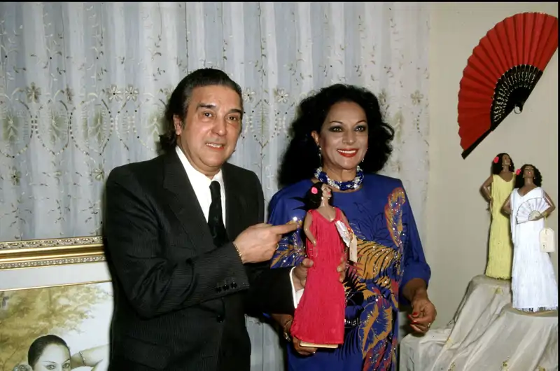 Antonio González y Lola Flores, en una foto de archivo.