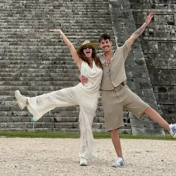 Jessica Bueno y Luitingo en la Riviera Maya