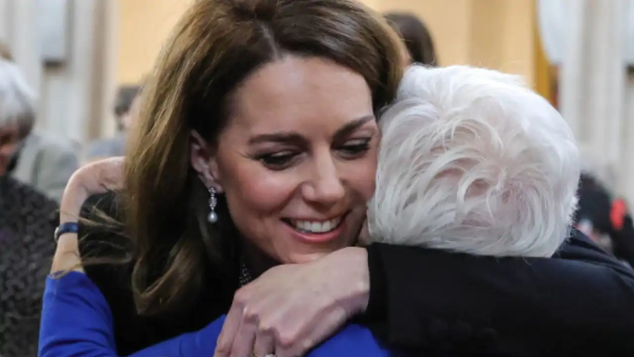 Kate Middleton en su encuentro con supervivientes del Holocausto