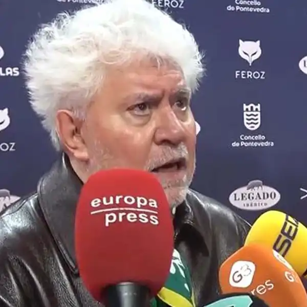 Pedro Almodóvar en una entrega de premios